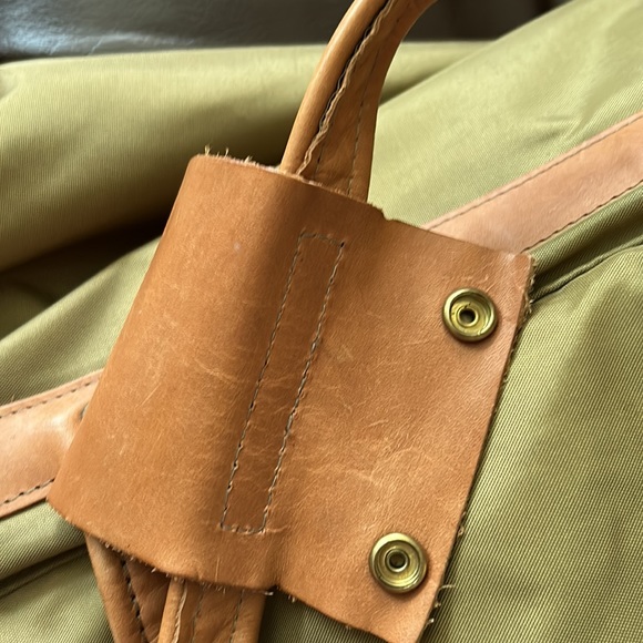 Vintage Hartmann Nylon/Leather Unisex Duffle Bag - Picture 5 of 8